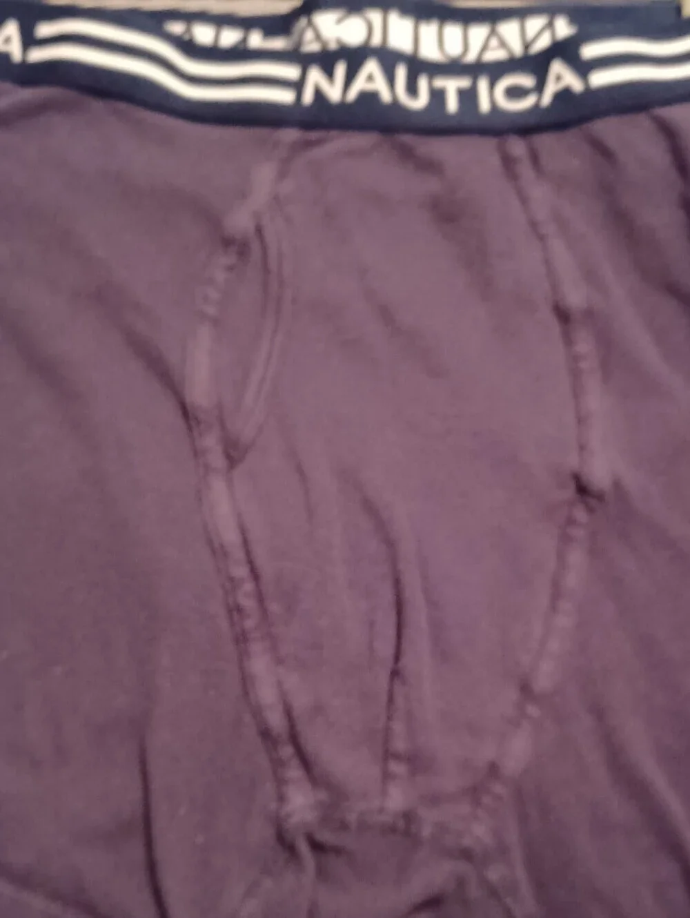 -- 6 Nautica Men's Boxer Briefs with Waistband Accent Size XLarge Cotton